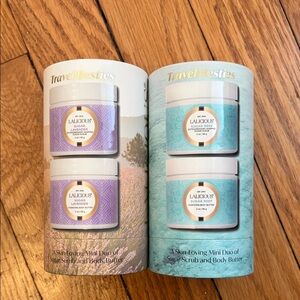 LALICIOUS Set of 2 Travel Besties Duos in Sugar Reef and Sugar Lavender BNIB